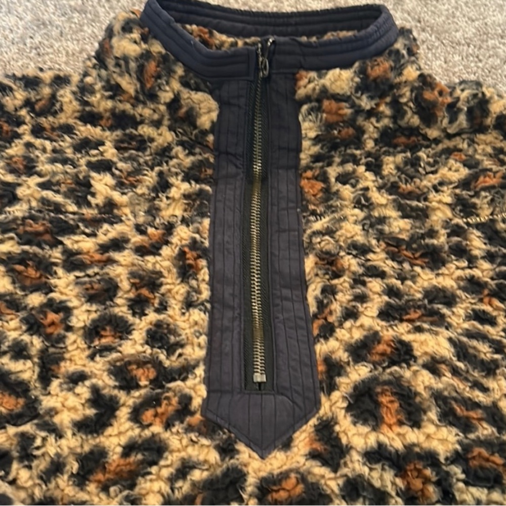 Tried and Tru Leopard quarter-zip